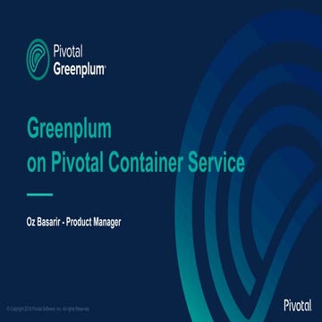 GPCloud ( GP on PKS)