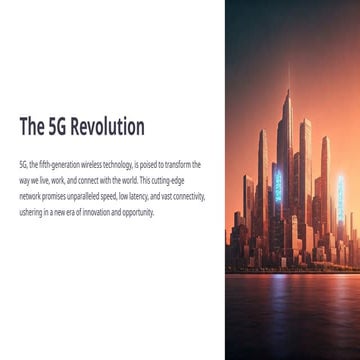5G REVOLUTION tranformation from 1 g to 5g.pptx