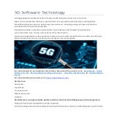 5 g software