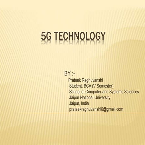 5 g technology
