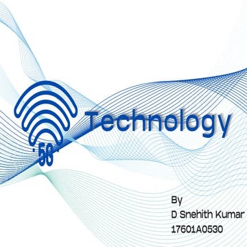 5G Technology Seminar Presentation.