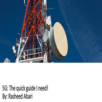 Beginners: 5G Spectrum - Short Version | PDF