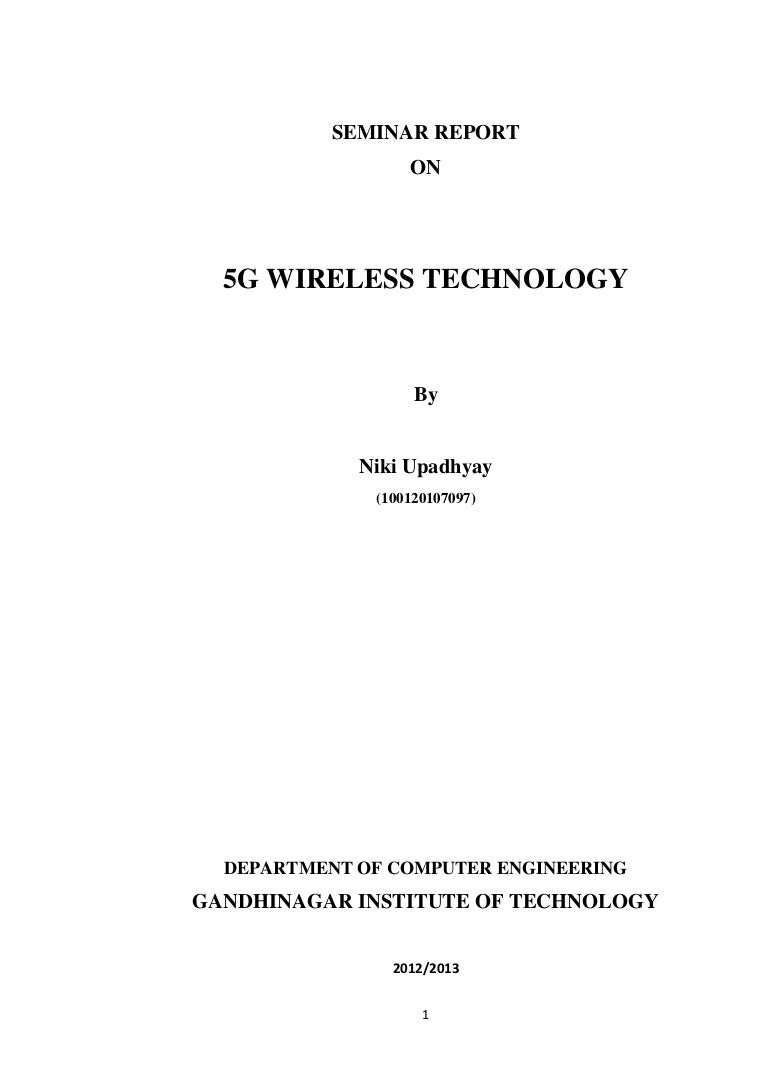 5g Wireless Technology Pdf Free Download