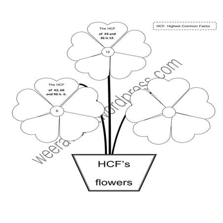 5ใบกิจกรรมhcf and lcm | PDF