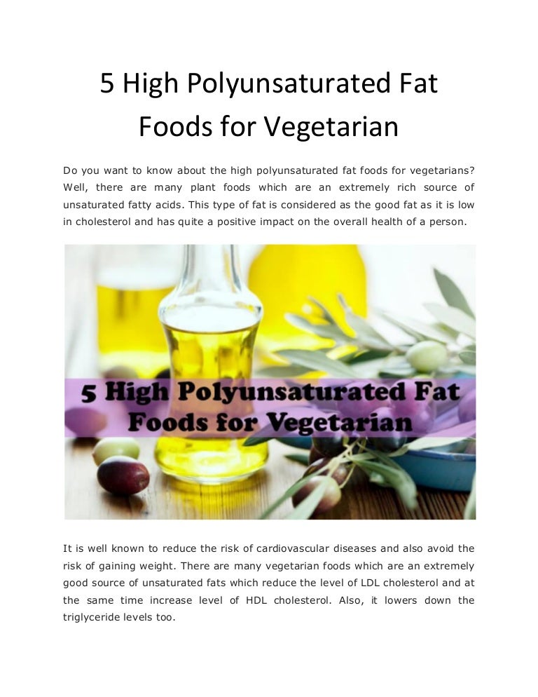 5 High Polyunsaturated Fat Foods for Vegetarian Health & Fitness Ma…