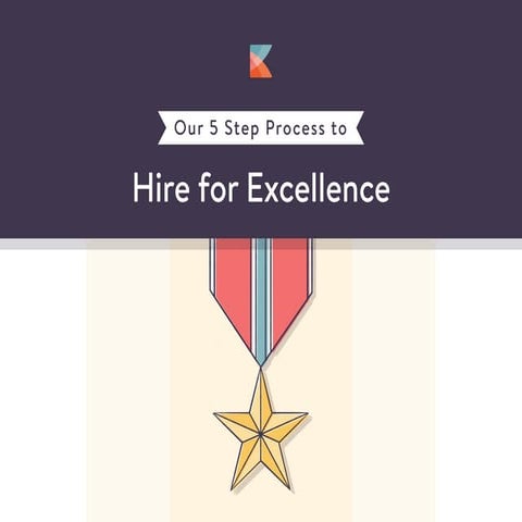 Our 5 step process to hire for excellence - Kayako webinar slides