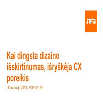 Jurgis Gylys ir Igor Gubaidulin - Vartotojo patirtimi paremta prekyba