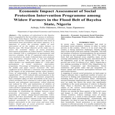 Analysis of the socioeconomic factors affecting women’s | PDF