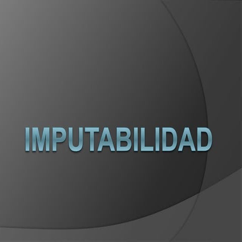 5 imputabilidad