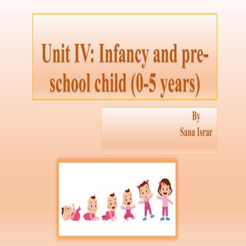 5 # infancy &amp; pre childhood