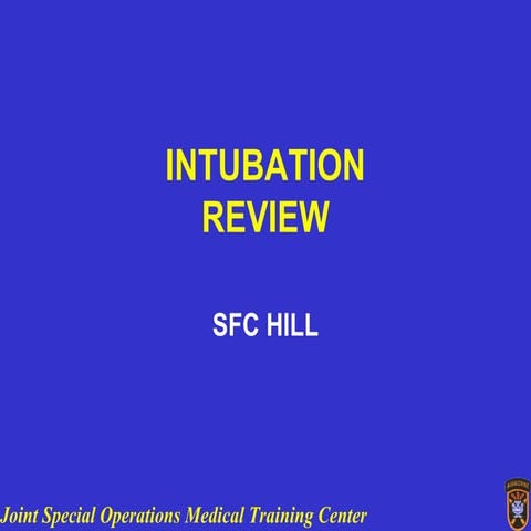 Intubation Review