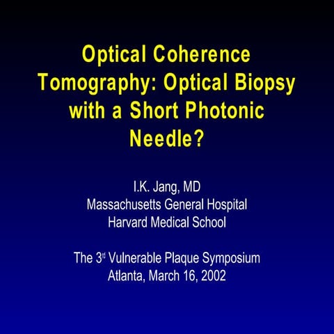 Optical coherence tomography optical biopsy with a short photonic needle