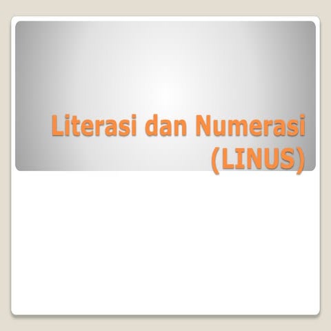 PROGRAM LINUS SEKOLAH RENDAH THP 1 .pptx