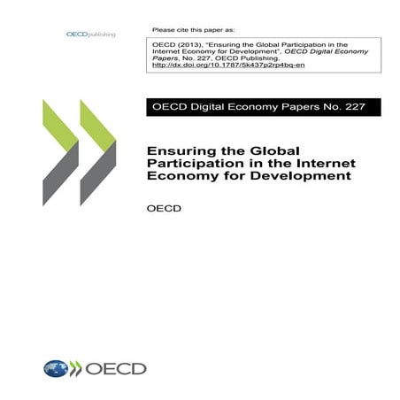 ENSURING THE GLOBAL PARTICIPATION IN THE INTERNET ECONOMY FOR DEVELOPMENT C