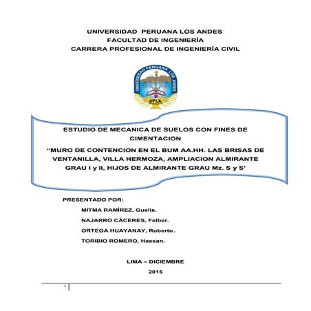 Estudio de mecanica de suelos con fines de cimentacion final