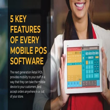 5 Key Features Every Mobile POS Software Must Have
