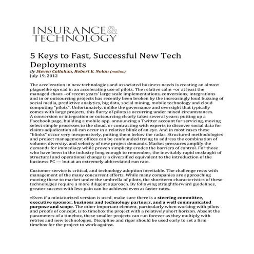 201207 Tech Decisions: 5 Keys to Fast Successful New Deployments.pdf