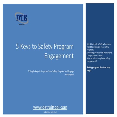 5 keys to safety program engagement