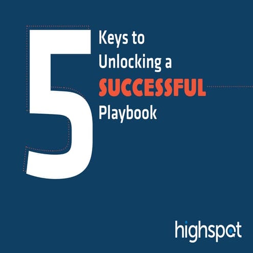 5 keys to unlocking a successful playbook