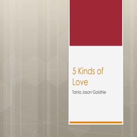 5 kinds of love