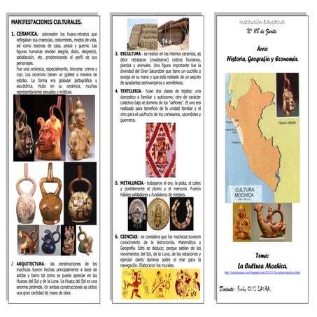 5 la cultura mochica triptico