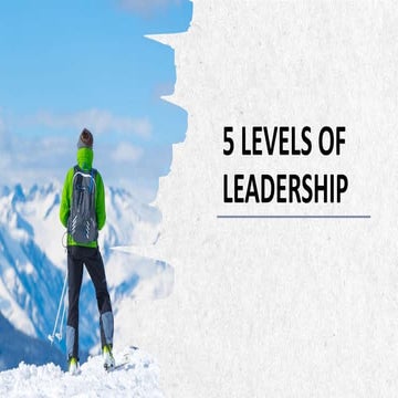 5 levels of leadership