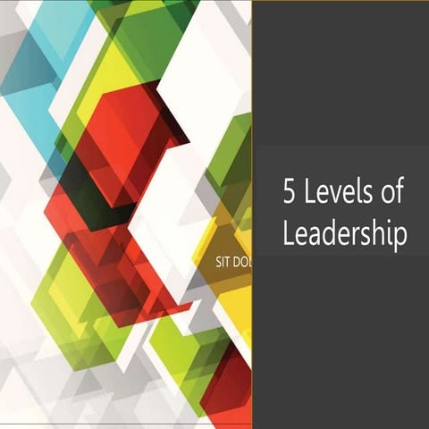 5 Levels of Leadership 5 Levels of Leadership | PPTX