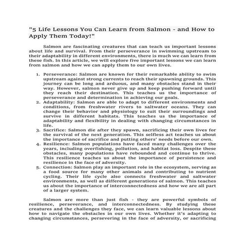 5 Life Lessons You Can Learn from Salmon.docx