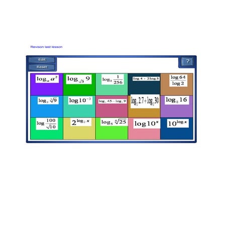 5) logarithms graphs