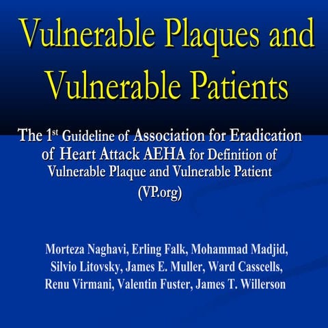 054 vulnerable plaques and vulnerable patients