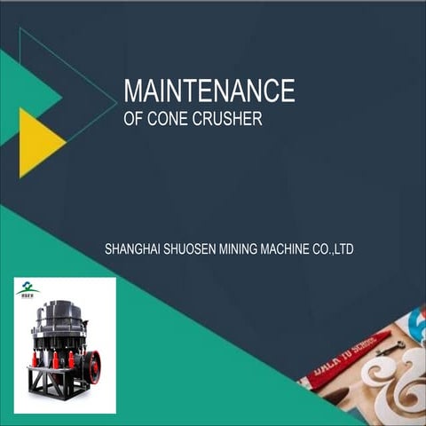 maintenance of spring cone crusher pdf | PDF