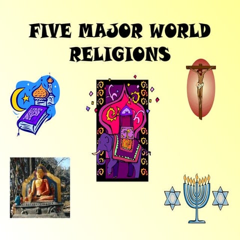 5 major world religions ppt