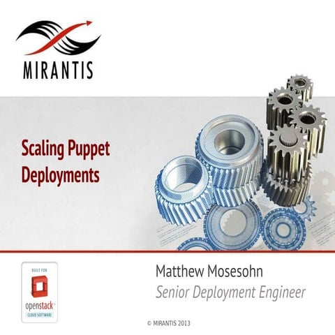 Matthew Mosesohn - Configuration Management at Large Companies 