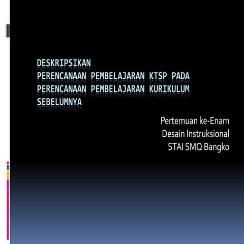 Kurikulum tingkat satuan pendidikan (ktsp) smp | PDF