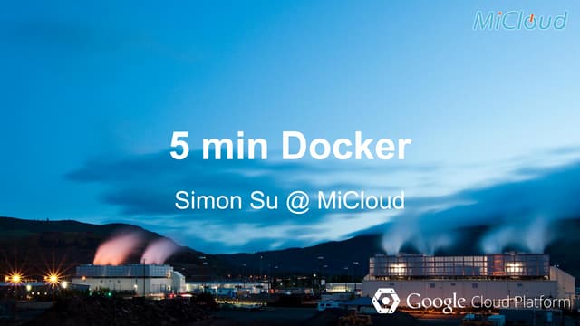 5 min docker