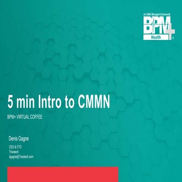 5 Mins Intro to CMMN
