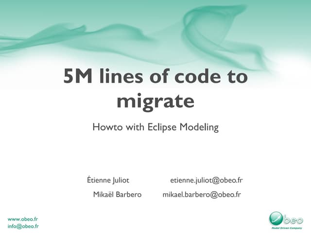 5M lines of code migration