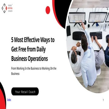 5 Most Effective Ways to Free Yourself from Daily Business Operations
