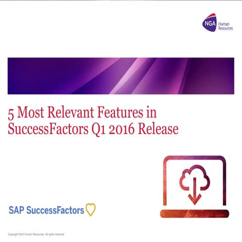 5 Most Relevant Features in SuccessFactors Q1 2016 Release