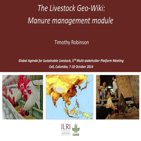 The Livestock Geo-Wiki: Manure management module