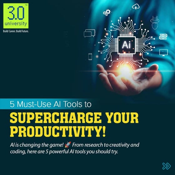 5 Must-Use AI Tools to Supercharge Your Productivity