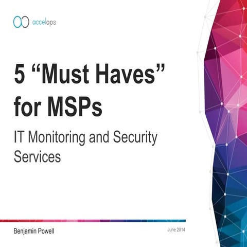 5 must haves for MSPs webinar