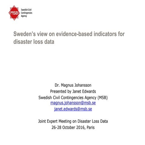 Disaster database slide | PPTX