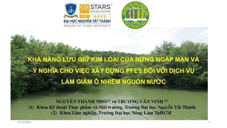 thumbnail of  Khả năng lưu giữ kim loại của rừng ngập mặn và ý nghĩa cho việc xây dựng PFES đối với dịch vụ làm giảm ô nhiễm nguồn nước