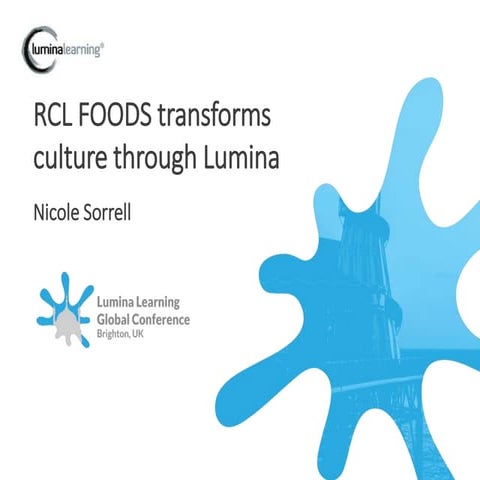 RCL Foods Transforms Culture through Lumina Learning by Nicole Sorrell