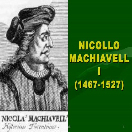 5 nicollo machiavelli