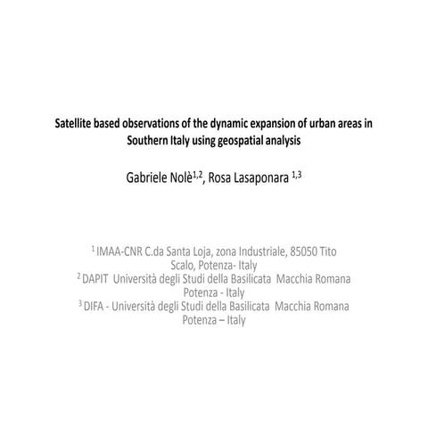 Satellite based observations of the time-variation of urban pattern morpholog...