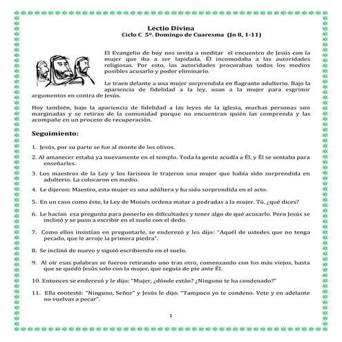 5o.  dom. de cuaresma, ciclo c