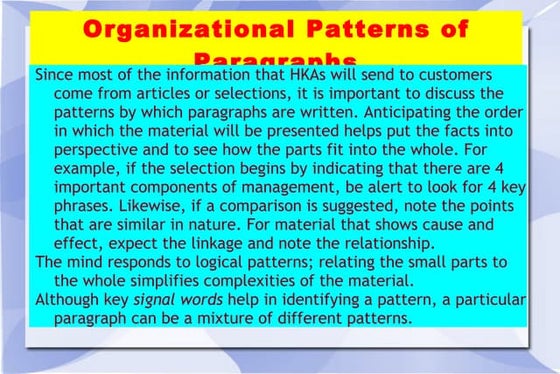 Methods of Paragraph Development | PPT