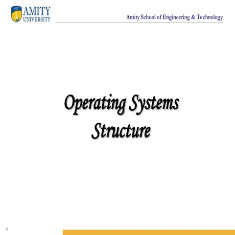 5 OS Structure Amity University Gwalior.ppt